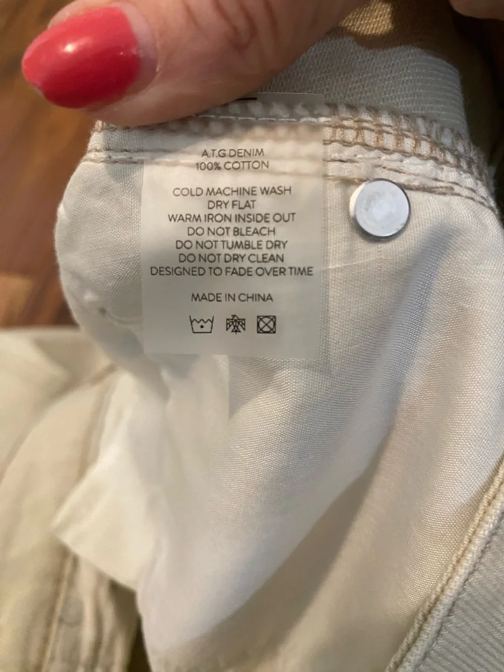 All Things Golden THE HIGH RISE DENIM STRAIGHT LEG JEAN XL NWT $170 - Picture 9 of 9